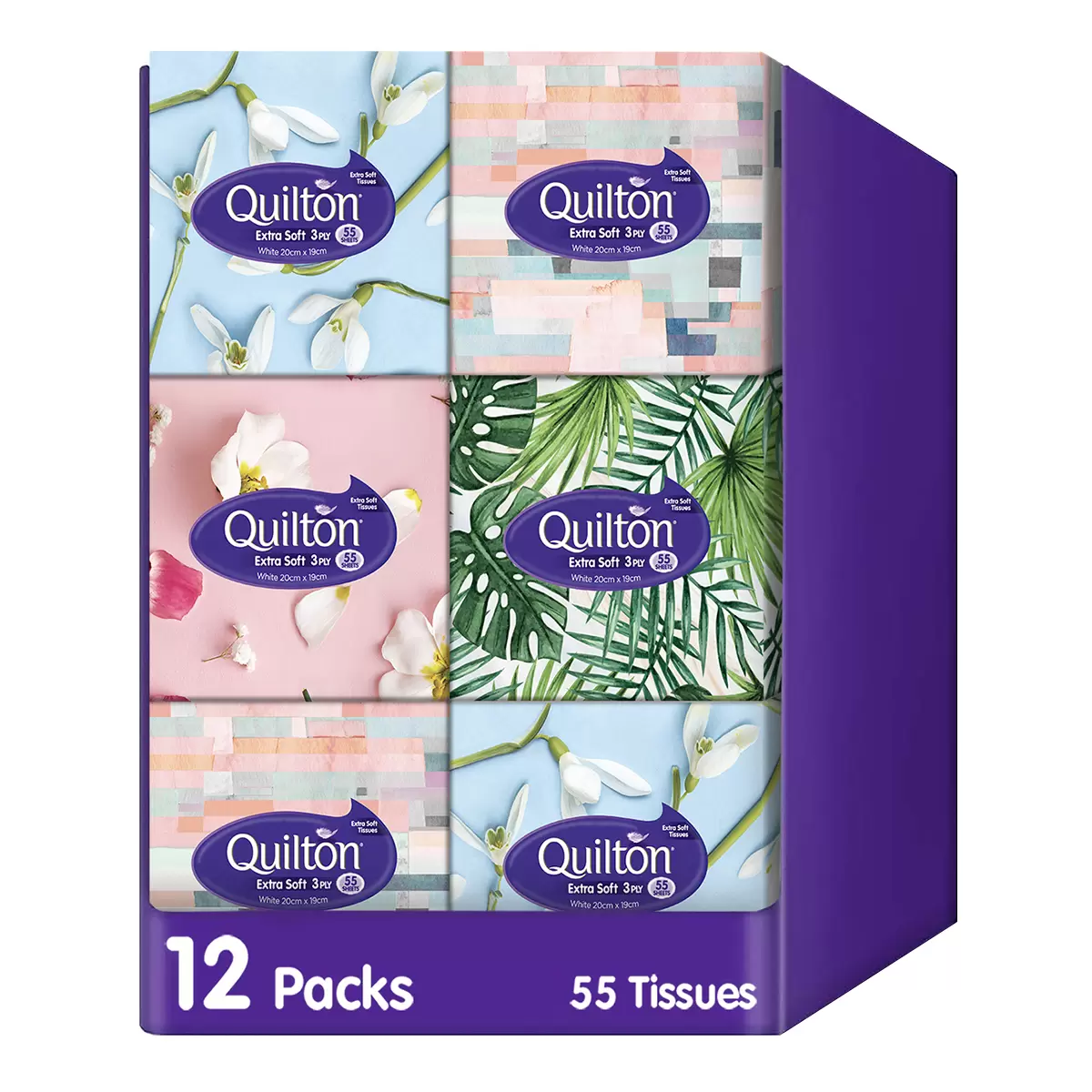 Quilton Extra Soft Facial Tissues 24 x 55 Sheets