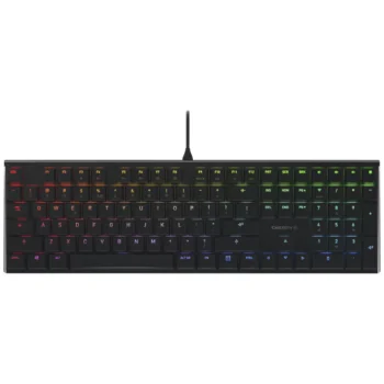 CHERRY MX 10.0 RGB Gaming Keyboard (Black) MX Low Profile Red Switch
