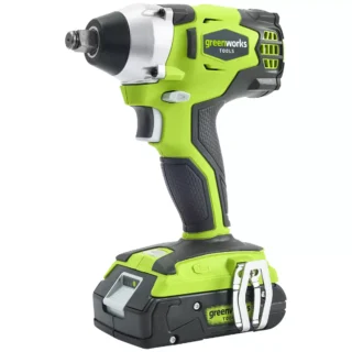 Greenworks 24V Brushless Impact Wrench Kit with 2AH Battery & Fast Charger