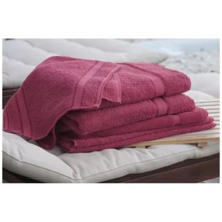 Kingtex Plain dyed 100% Combed Cotton towel range 550gsm Bath Sheet set 7 piece - White