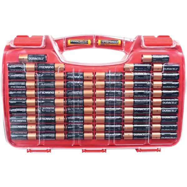 Battery Daddy Battery Organizer and Storage Case with Tester