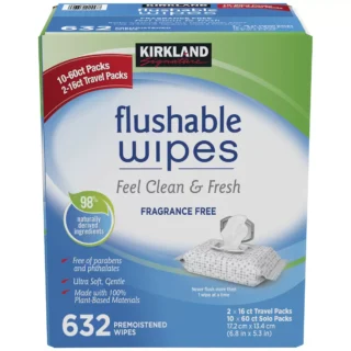 Kirkland Signature Flushable Wipes