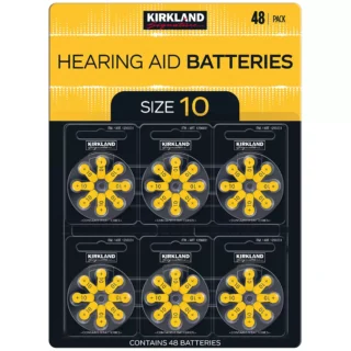 Kirkland Signature Hearing Aid Batteries Size 10 2x48 pack