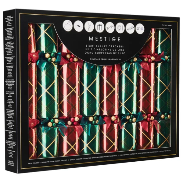 Mestige Luxury Crackers with Gifts 8 Pack