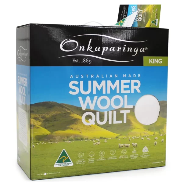 Onkaparinga Summer Wool Quilt King